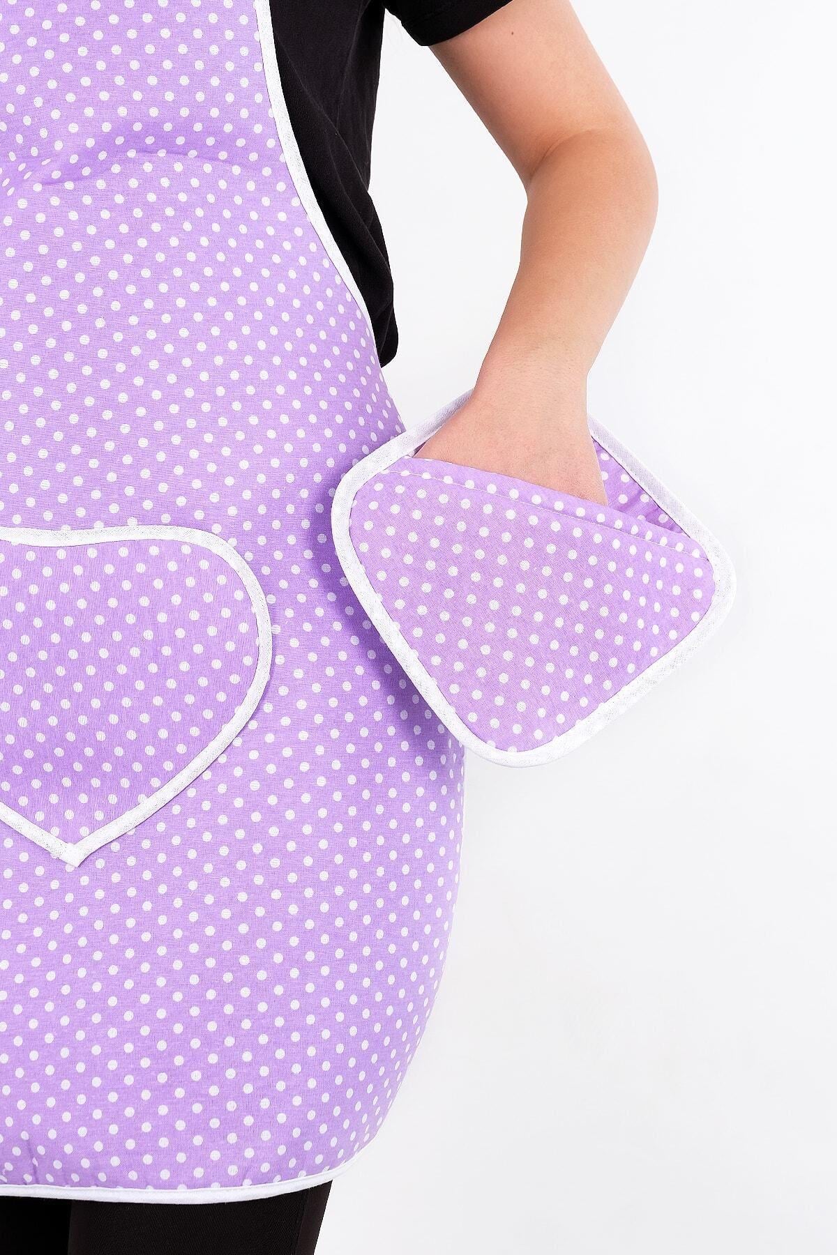 Trendy 3lü Set Sıvı Su Geçirmez Mutfak Önlüğü, Isıya Dayanıklı Fırın Eldiveni Ve Tutacak Takımı