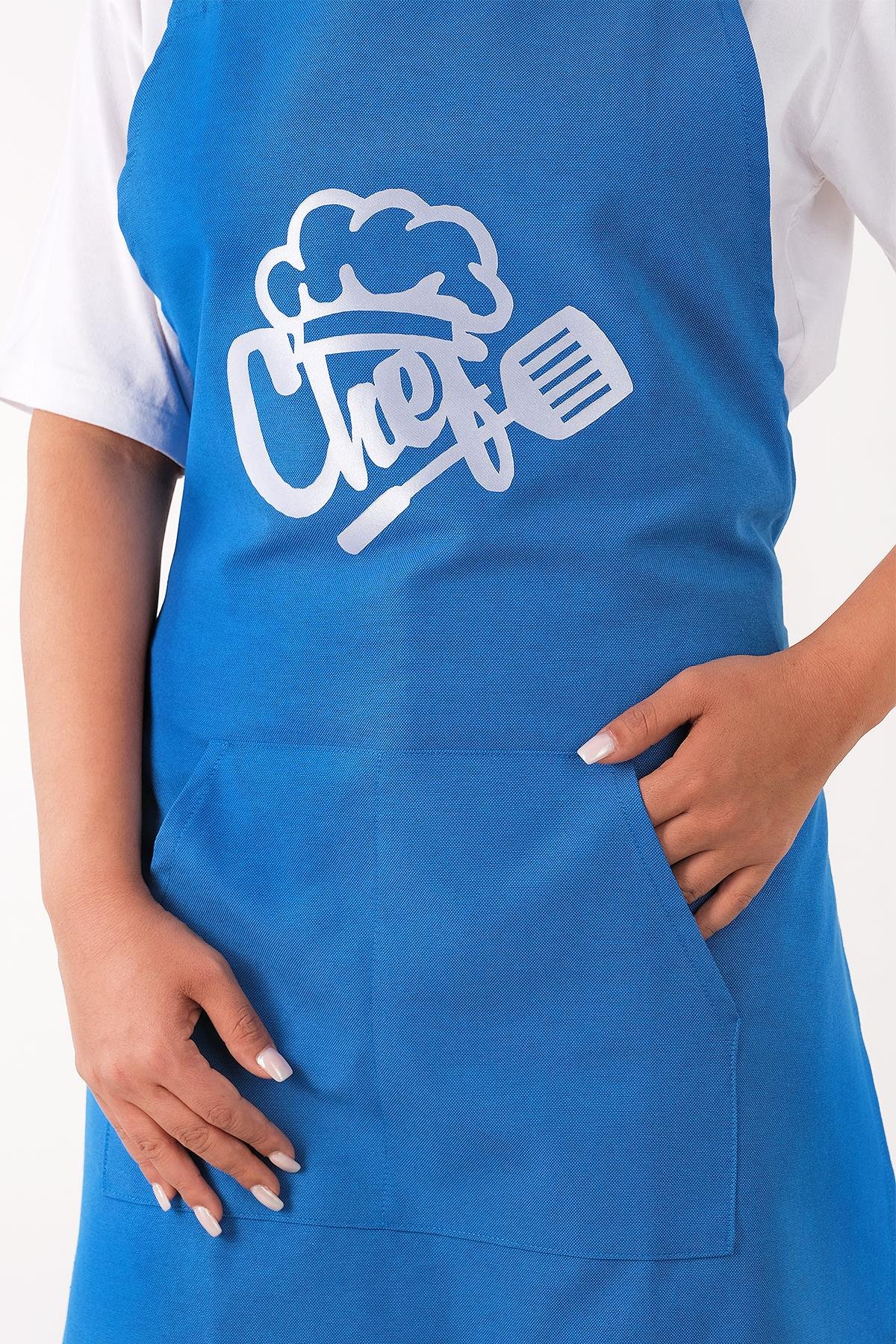 Unisex Master Chef Kanguru Model Mutfak Önlüğü