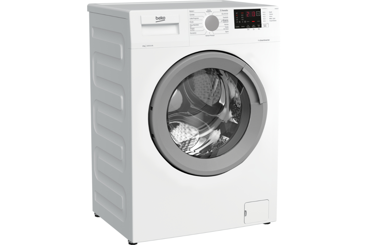 CM 8101 T 8 KG 1000 D BEYAZ ÇAMAŞIR MAKİNASI