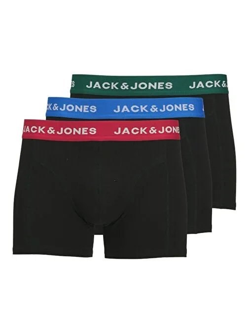 JACK & JONES JACJOE TRUNKS 3 PACK Black 12271554-BL
