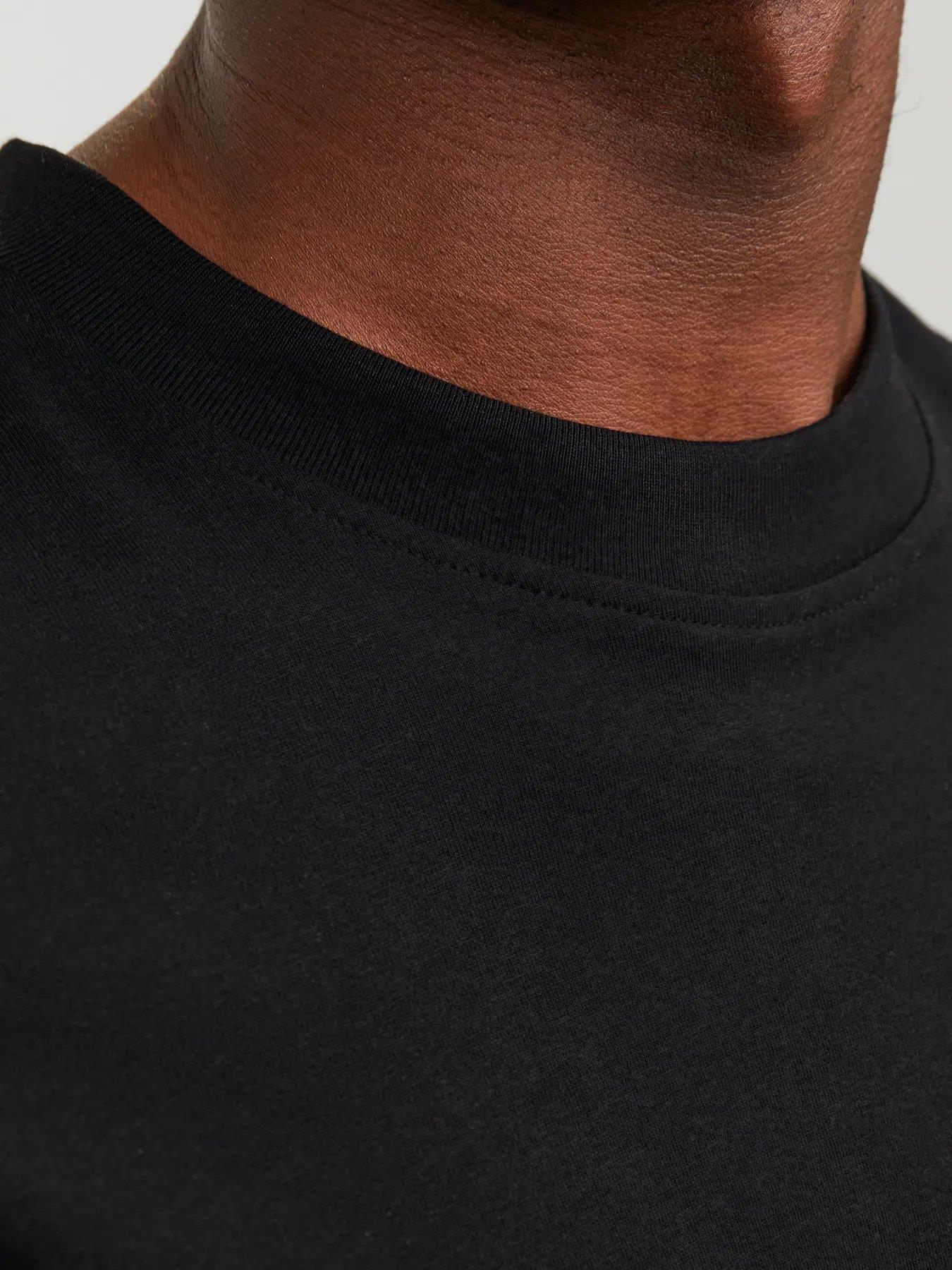 JACK & JONES JJ BRADLEY TEE SS O-NECK SİYAH 12249319-BL
