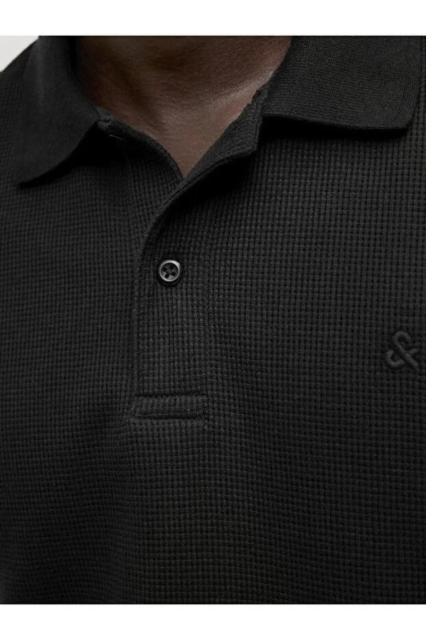JACK & JONES JJEAUSTIN POLO SS NOOS SİYAH 12268130-BL