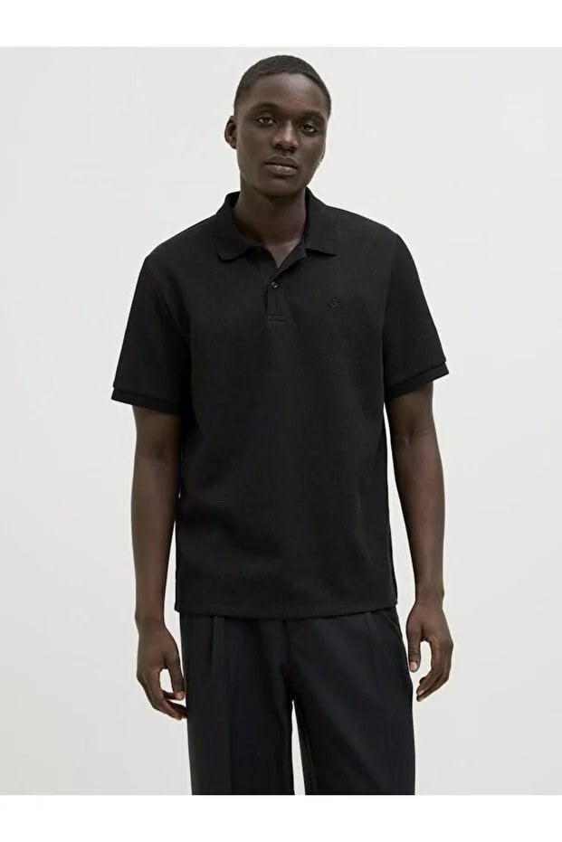 JACK & JONES JJEAUSTIN POLO SS NOOS SİYAH 12268130-BL