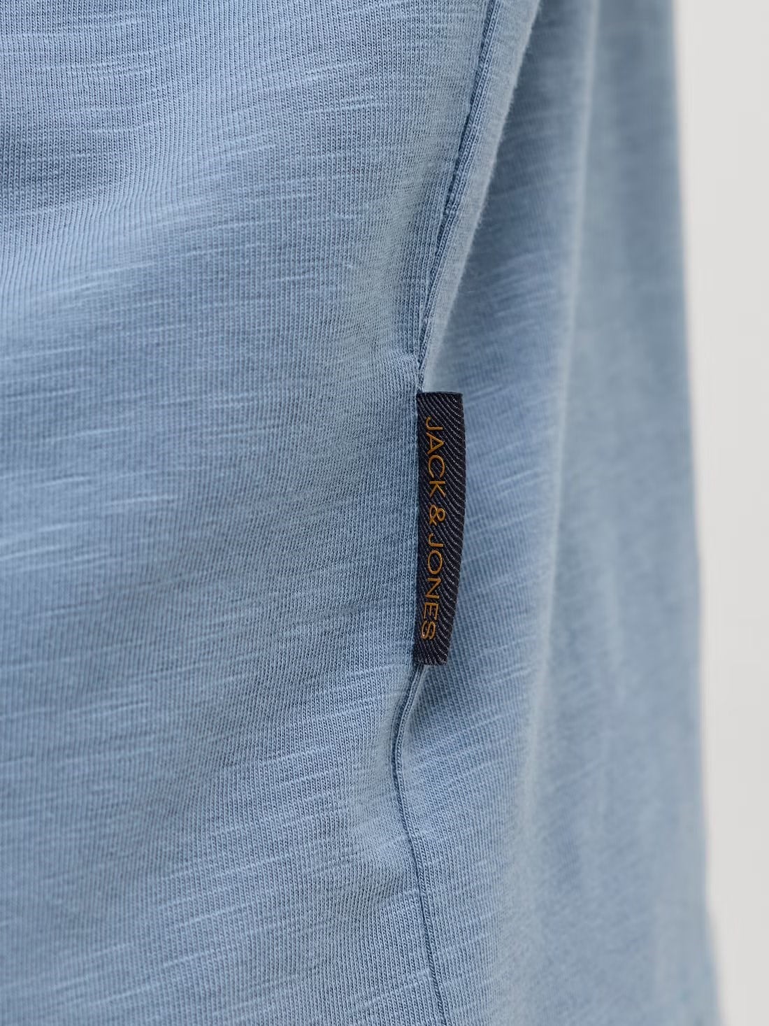 JACK & JONES JJEDOVER SLUB TEE SS NOOS  Blue Mirage 12288897-BL