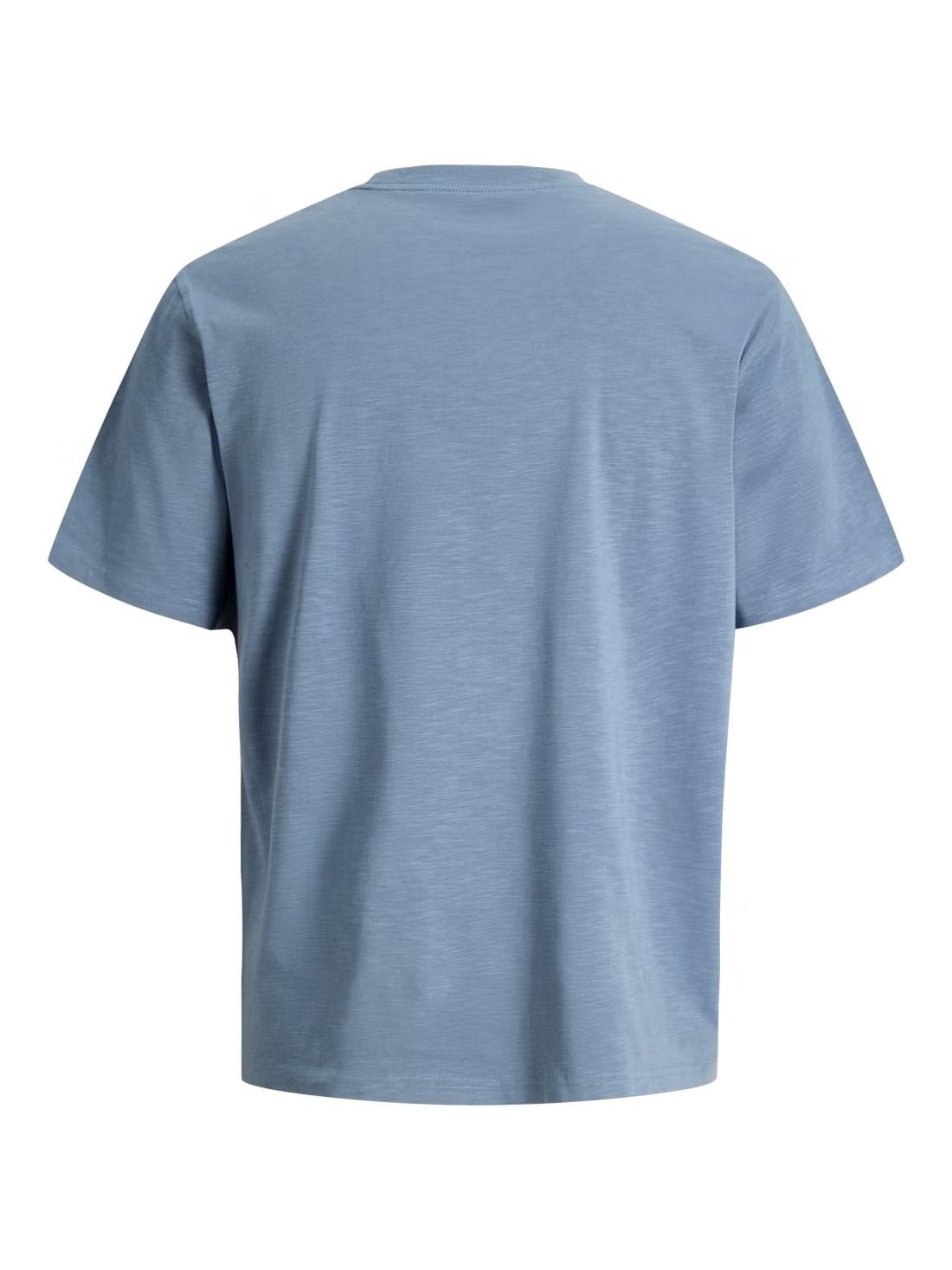 JACK & JONES JJEDOVER SLUB TEE SS NOOS  Blue Mirage 12288897-BL