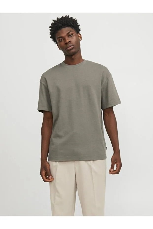 JACK & JONES JJEURBAN EDGE TEE SS O-NECK NOOS  Bungee Cord 12254412-BU