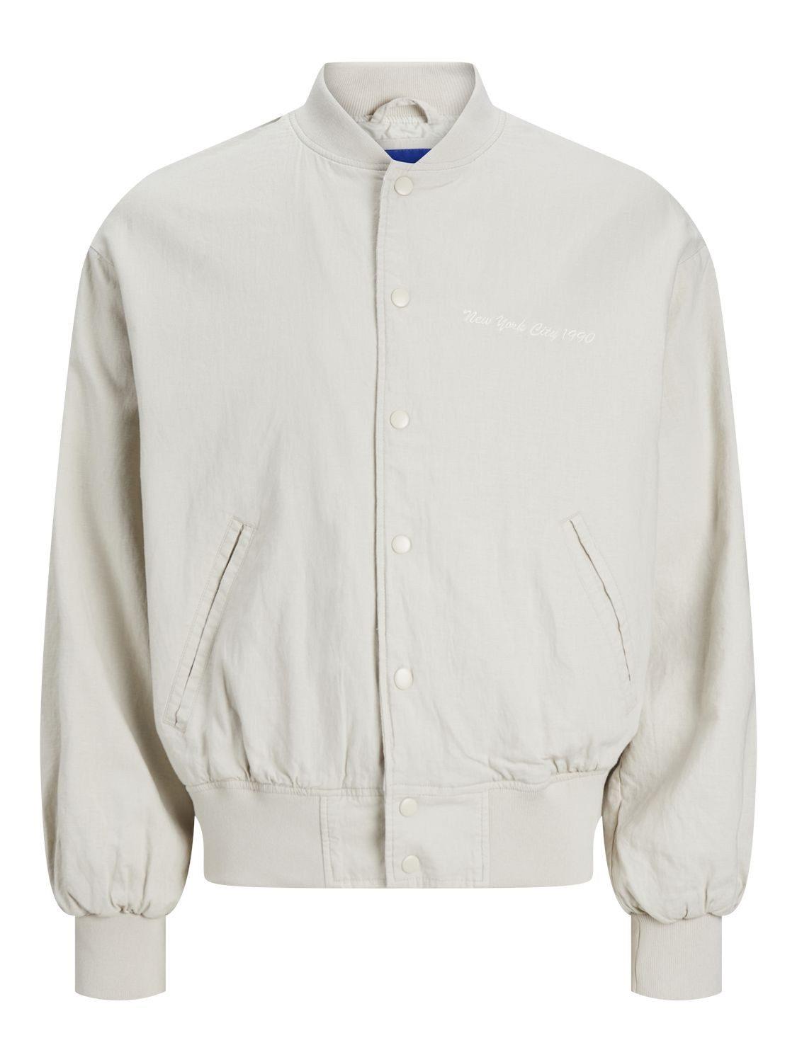 JACK & JONES JORFARO LINEN BOMBER JACKET 12253174-MO