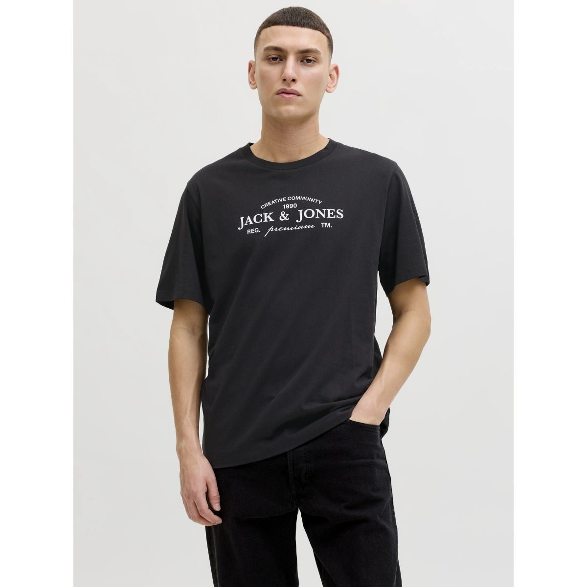 JACK & JONES JPRBLAKEVIN SS TEE Black 12298017-BL