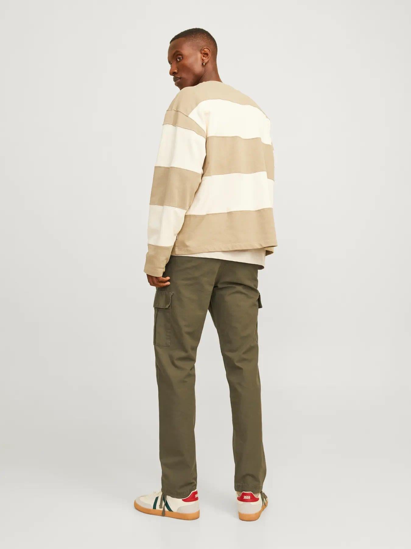 JACK & JONES JPSTKANE BARKLEY CARGO PANT NOOS - Olive Night 12258150-OL