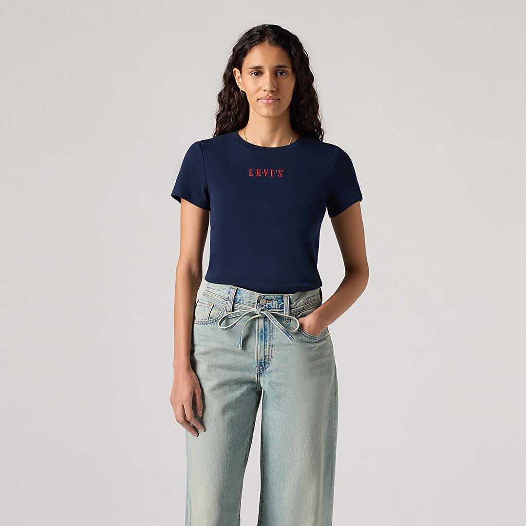 LEVI'S GR ESSENTIAL TEE SERIF 1873 NAVY BLAZER 001MY-0003