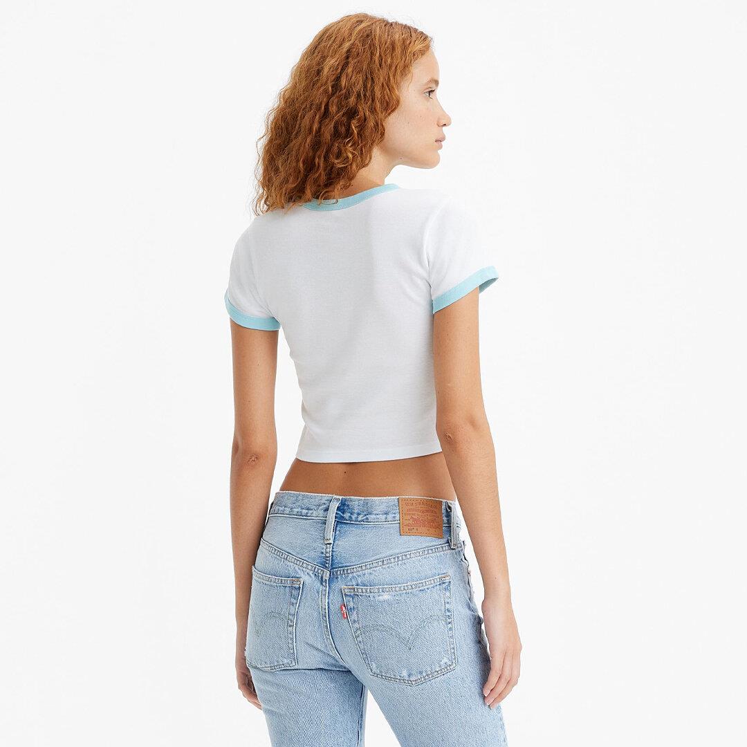 LEVİ'S GRAPHIC RINGER MINI TEE ARCHIVE SCRIPT A3523-0021