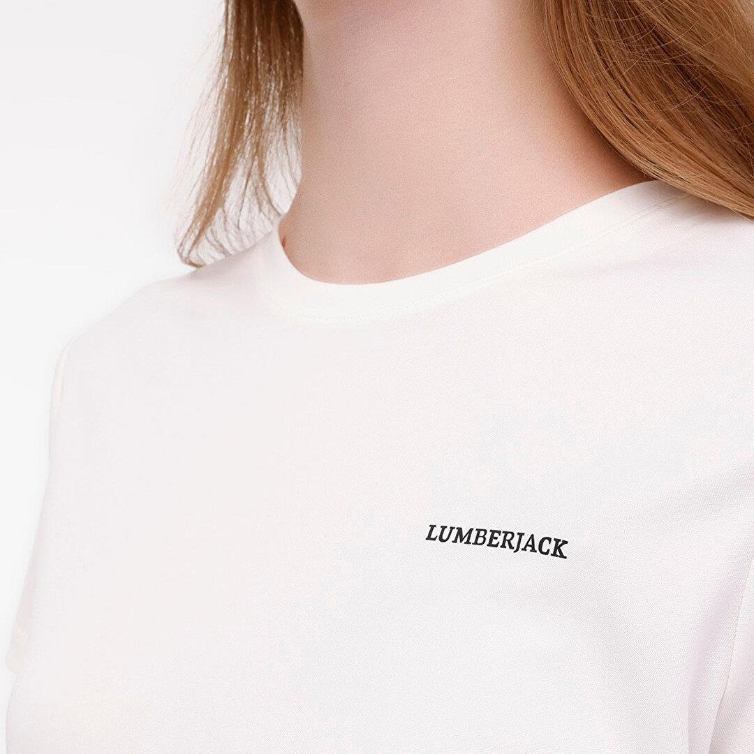 LUMBERJACK 5M, WB C NECK 11CT122 5FX, EKRU, TİŞÖRT 101931626