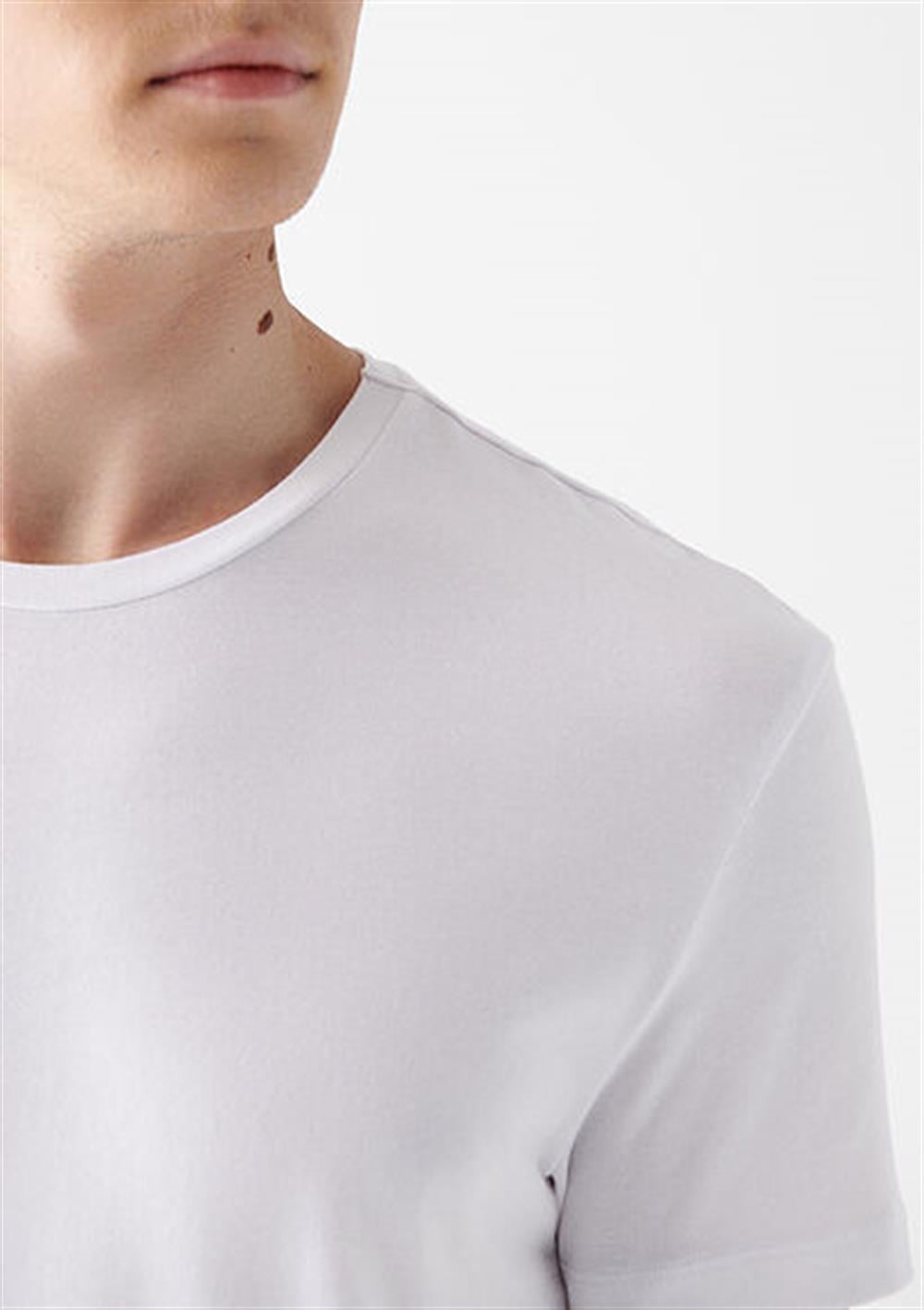 MAVİ STRETCH TİŞÖRT Beyaz M061747-620