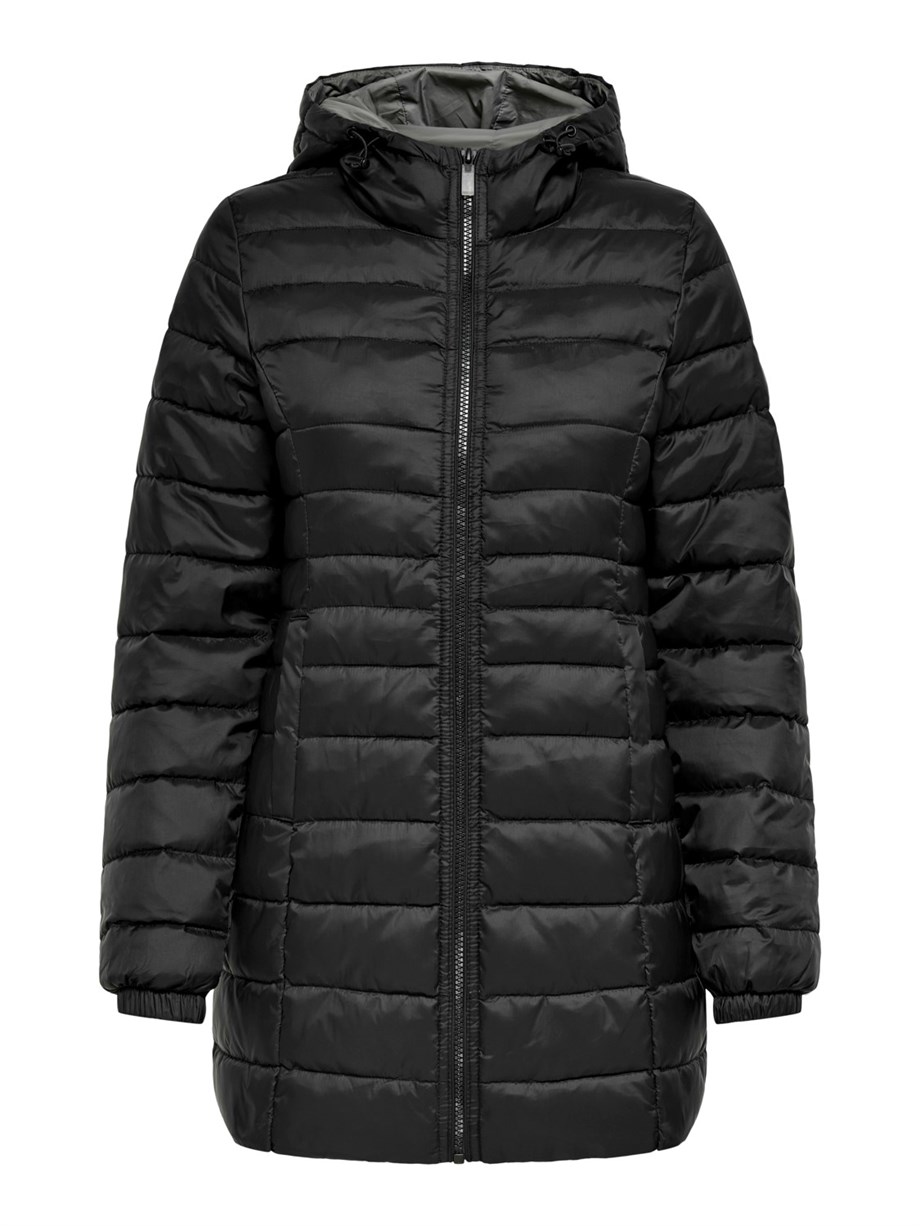 ONLNEWTAHOE QUILTED HOOD COAT OTW BLACK15205759-BLA
