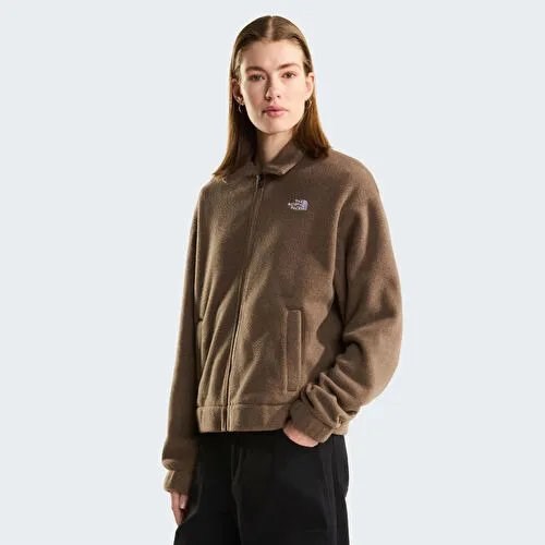 THE NORTH FACE W FLEECE COLLARED JACKET Bordo NF0A8J6KUS51