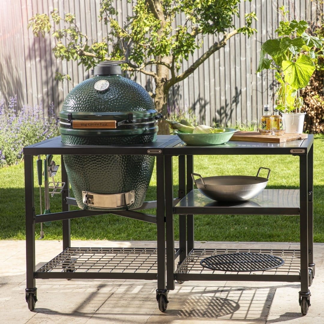 Big Green Egg Large Outdoor Kitchen SetKömürlü Barbeküler