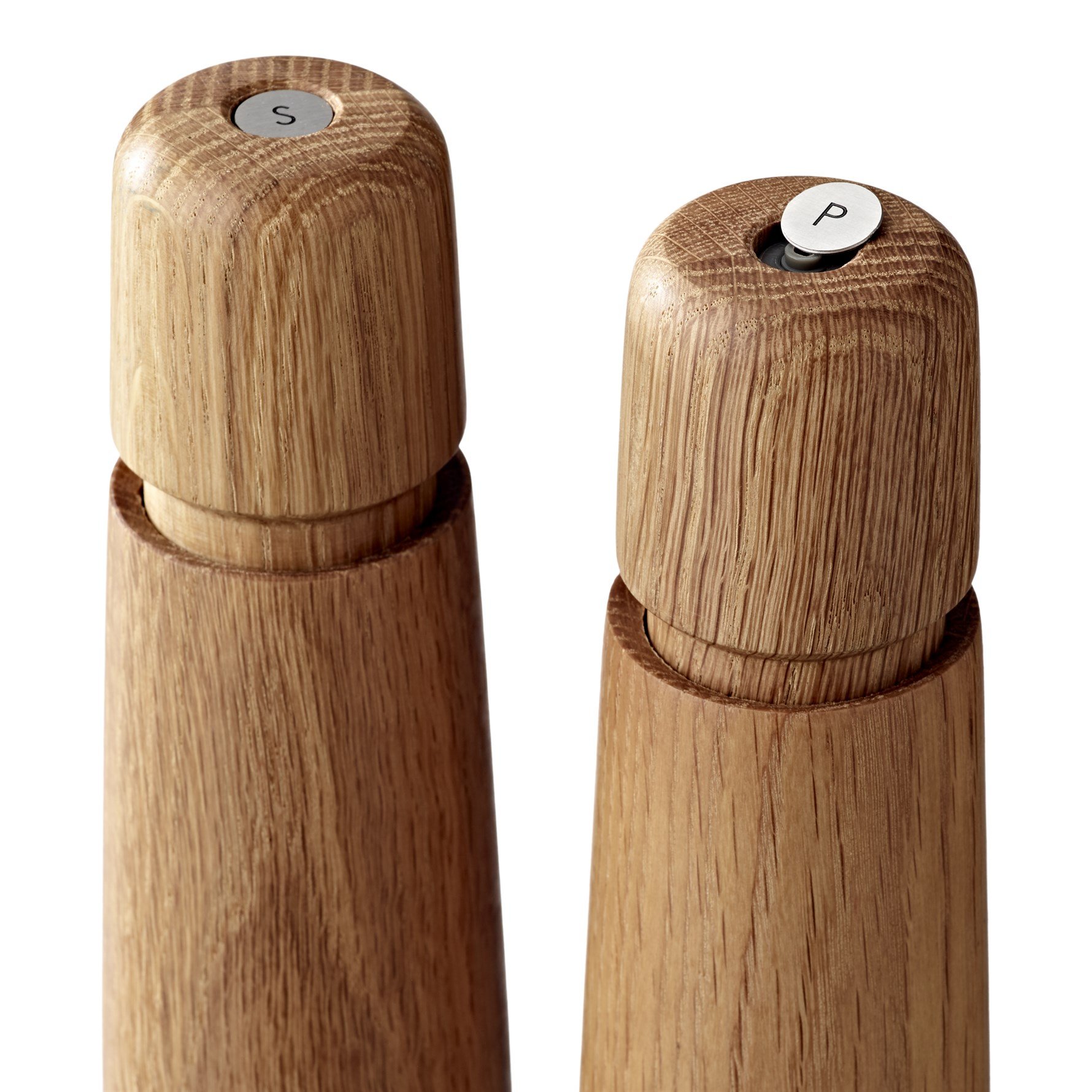 Crush Grınd Stockholm 2 Parça Tuz Ve Karabiber Değirmen Seti 17 Cm - Oak-Meşe Rengi