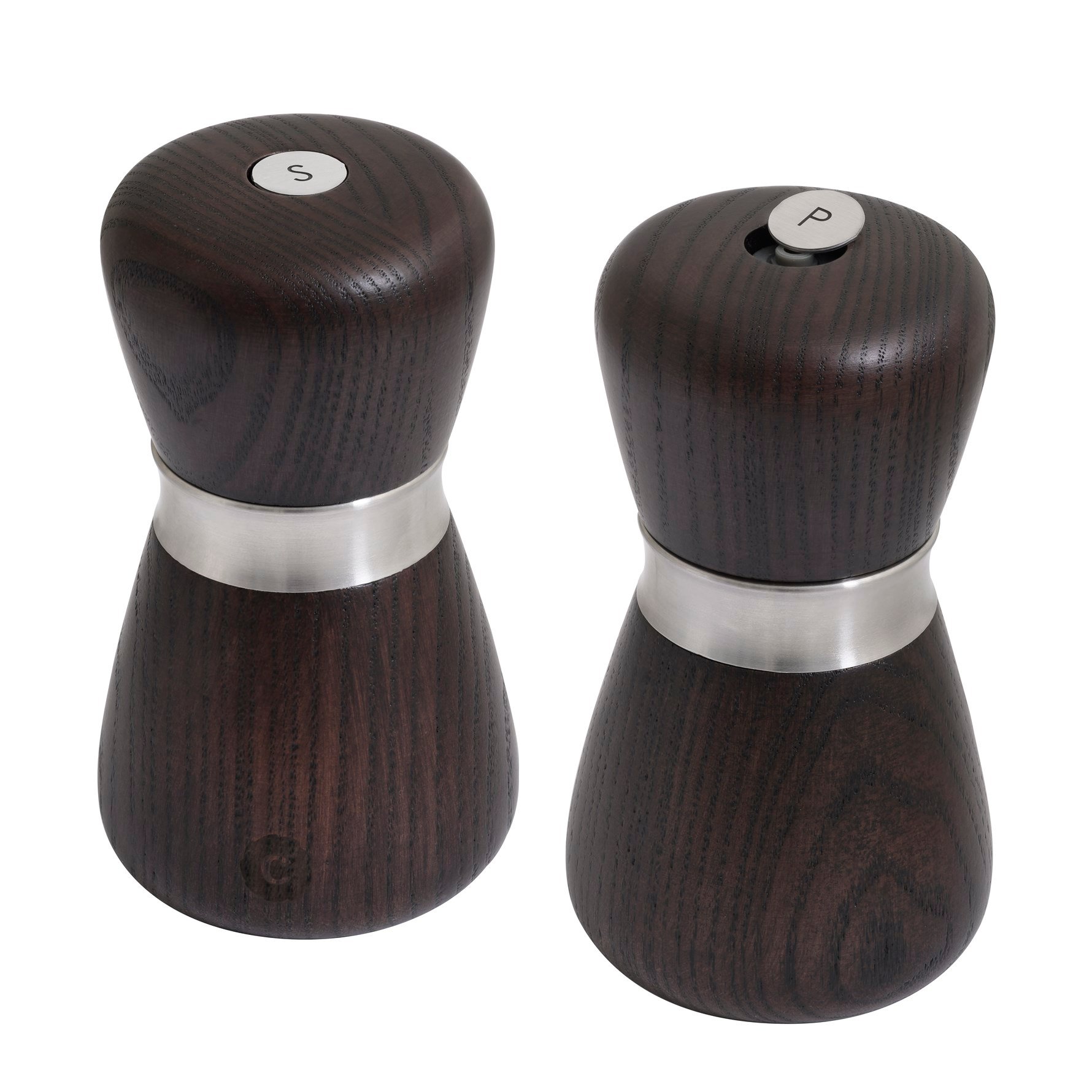 Crush Grınd Kyoto Tuz Ve Karabiber Değirmeni 10 Cm Ash-Koyu Kahve