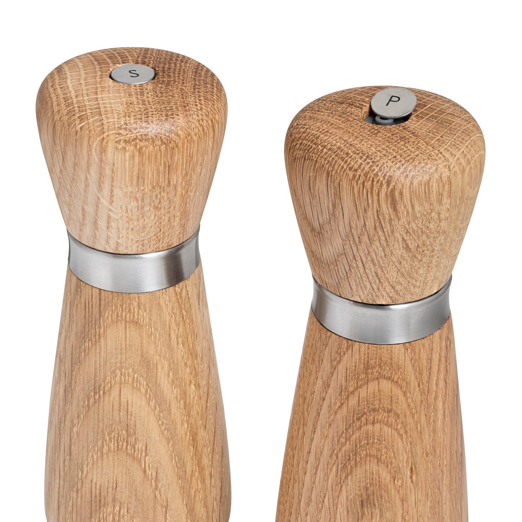 Crush Grınd Kyoto Tuz Ve Karabiber Değirmeni 17 Cm Oak-Meşe Rengi