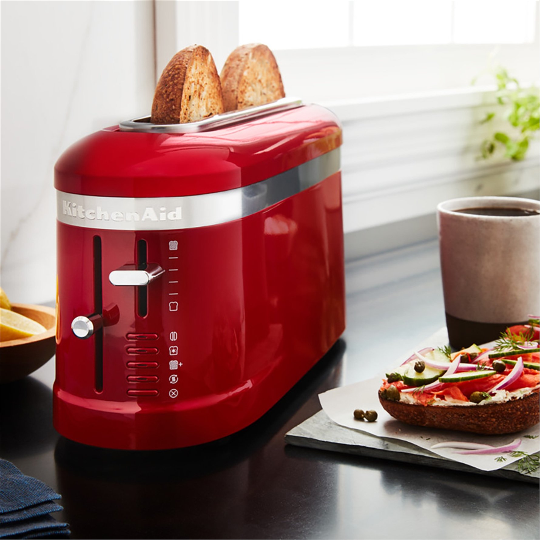 Design 2 Dilim, Uzun Yuvalı Ekmek Kızartma Makinesi 5KMT3115