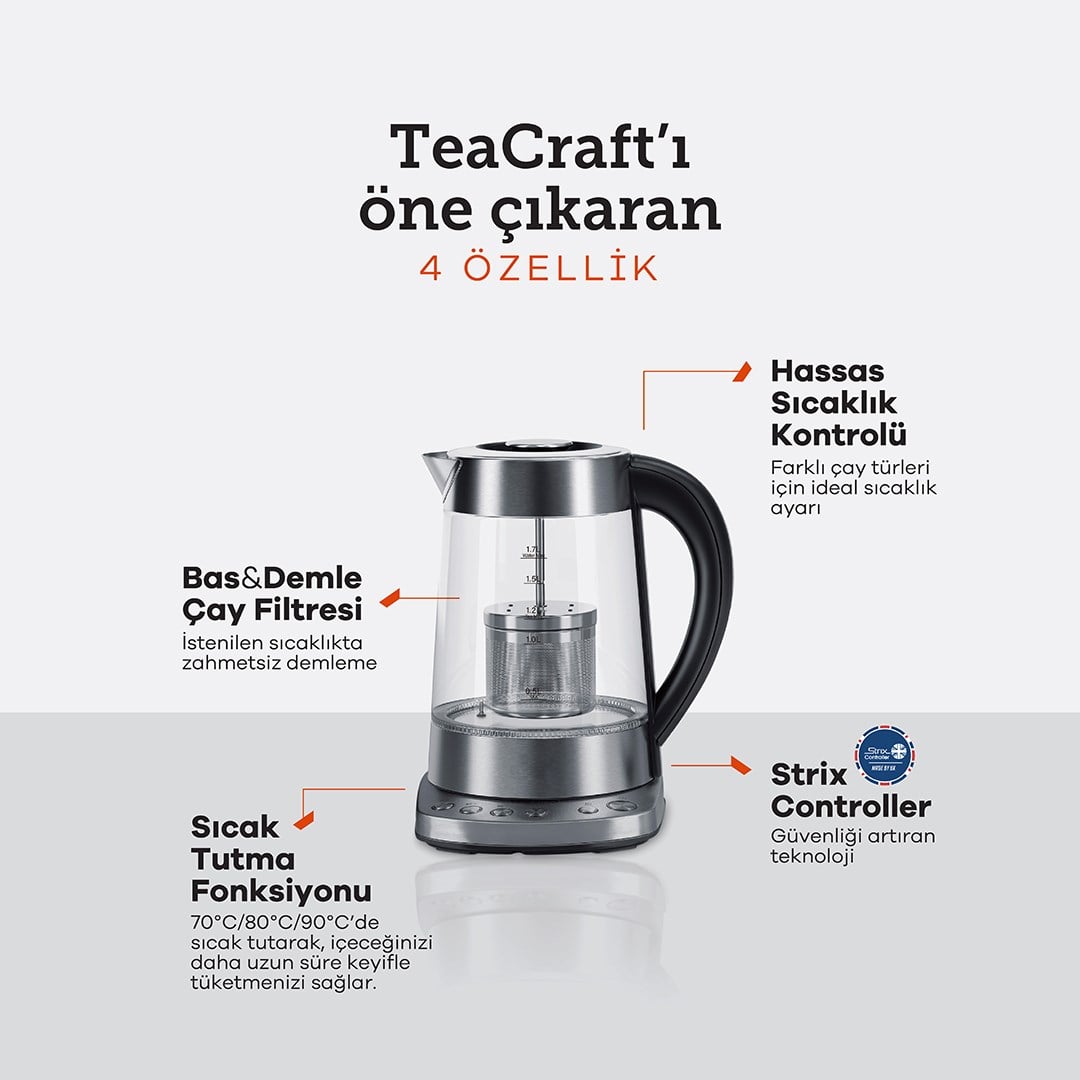 Dexart TeaCraft Çay Makinesi & Su IsıtıcıÇay Makineleri ve Su Isıtıcılar