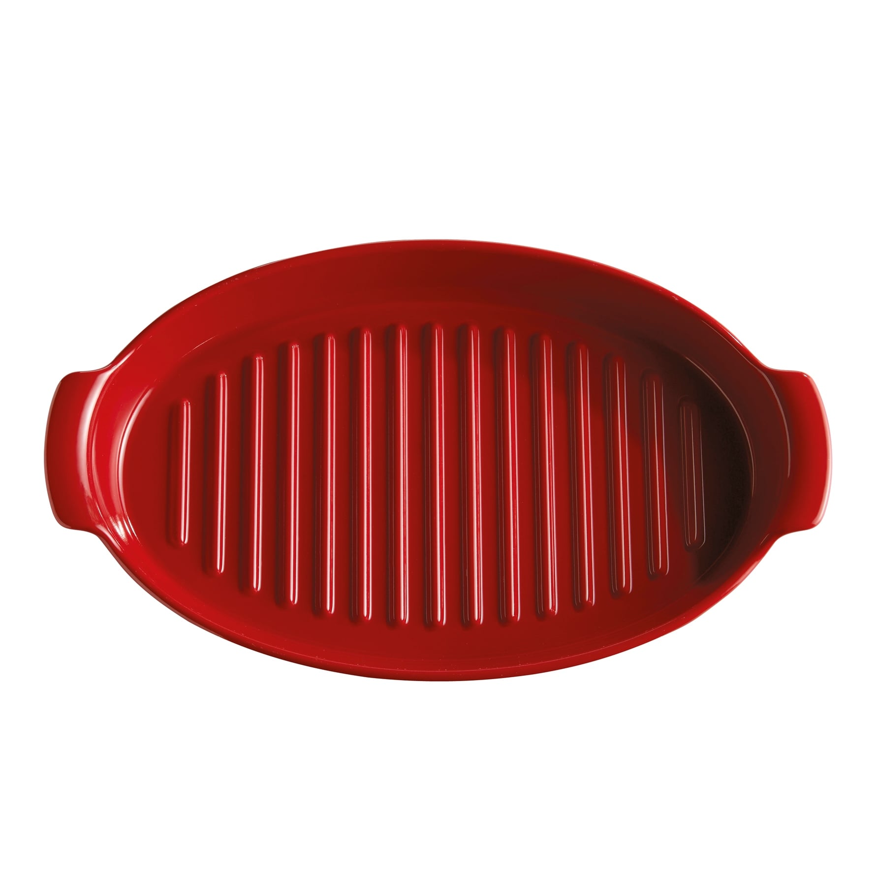 EH Balık/Buğlama/Fırın Kabı  Oval 2.2 L Kırmızı/Burgundy -348443