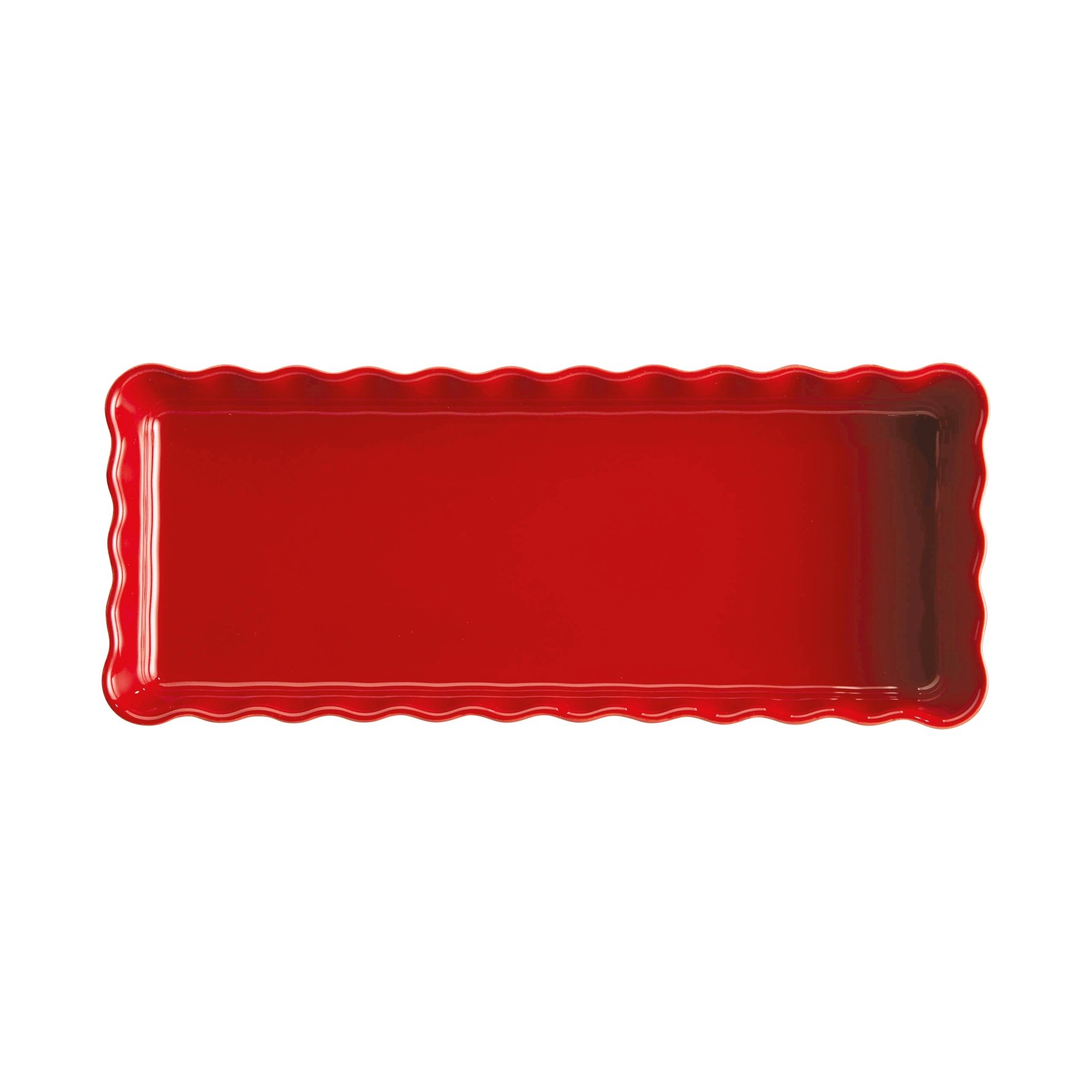 EH Tart-Börek-Fırın Kabı Dikdörtgen 36.5 x 15 cm Kırmızı/Burgundy -346034