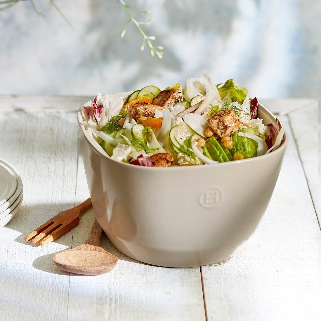 Emile Henry Salata Kasesi Orta Boy - EkruSalata Kasesi&Karıştırma Kapları