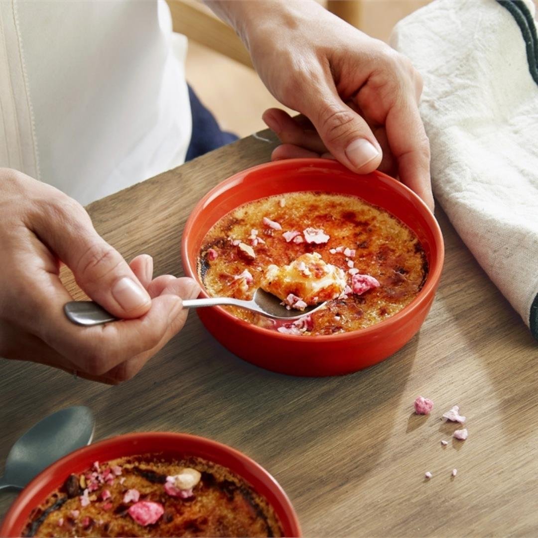 Emile Henry Fırın Kabı Yuvarlak Creme BruleeSeramik Fırın Kapları