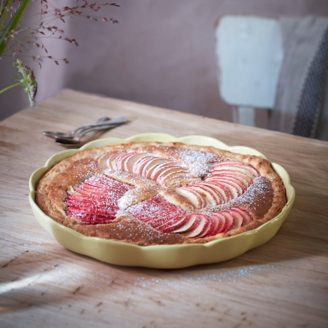 Emile Henry Madeleine Yuvarlak Tart Kalıbı 31 Cm - VanilyaSeramik Fırın Kapları