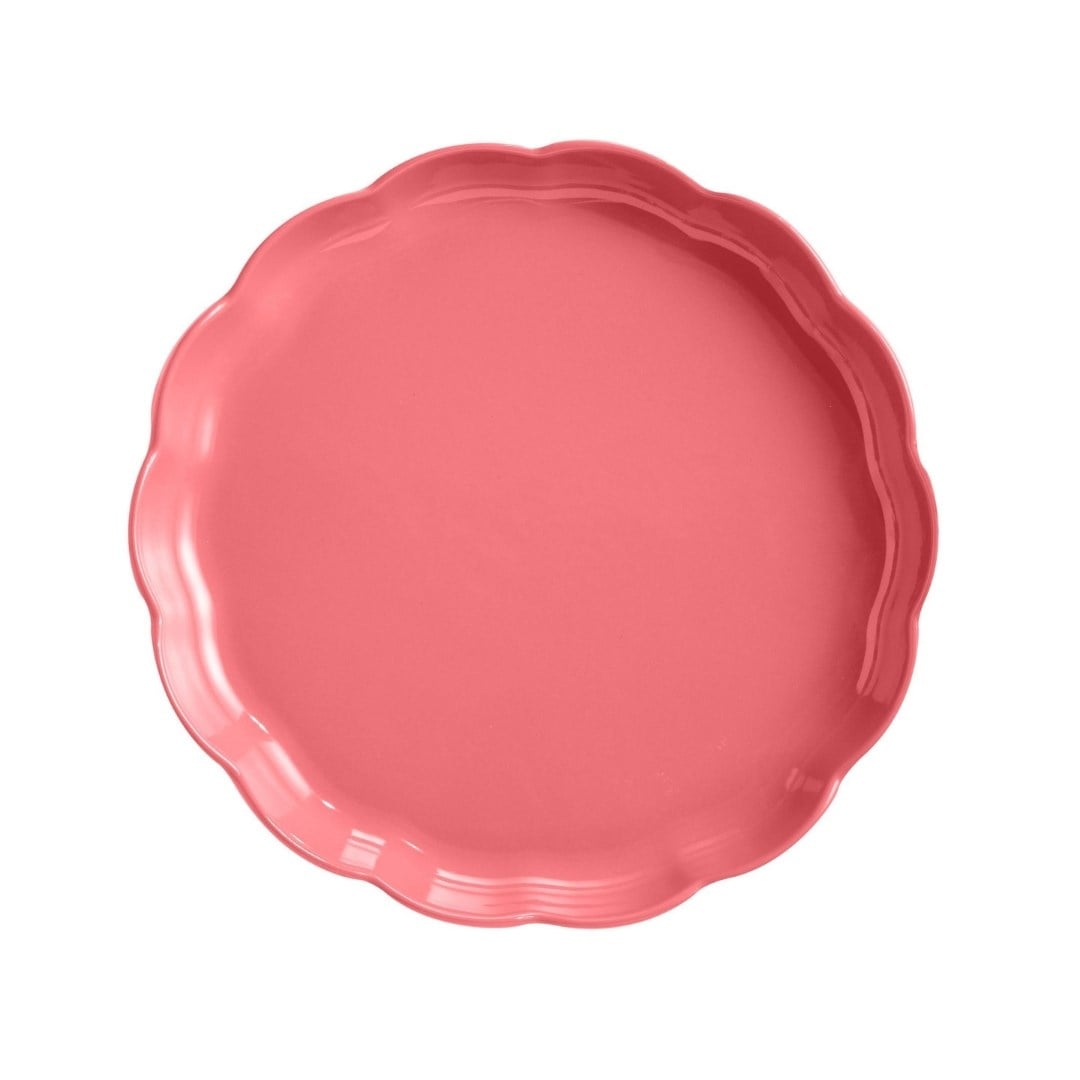 Emile Henry Madeleine Yuvarlak Tart Kalıbı 31 Cm - PembeSeramik Fırın Kapları