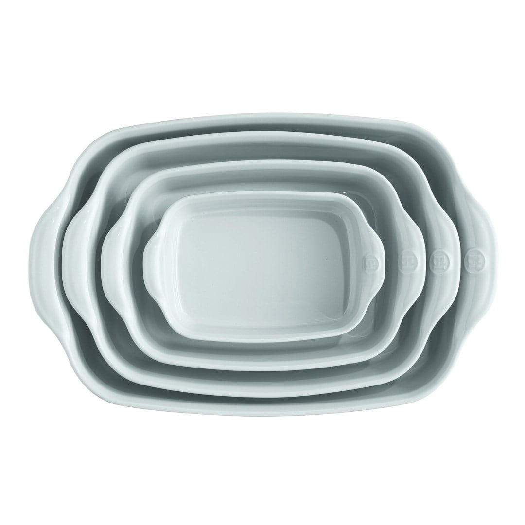 Emile Henry Fırın Kabı Dikdörtgen 36 X 23,5 Cm - Buz MavisiSeramik Fırın Kapları