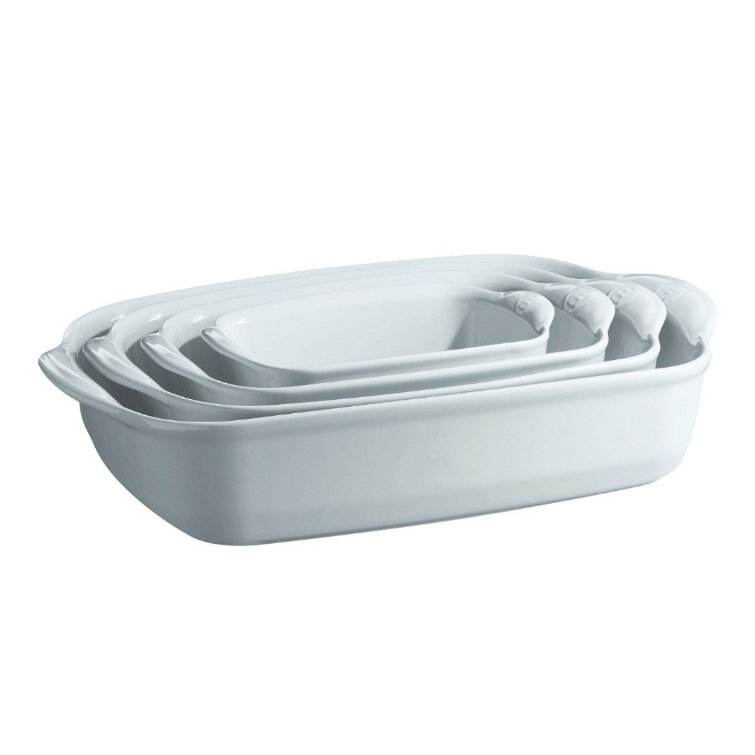 Emile Henry Fırın Kabı Dikdörtgen 36 X 23,5 Cm - Buz MavisiSeramik Fırın Kapları