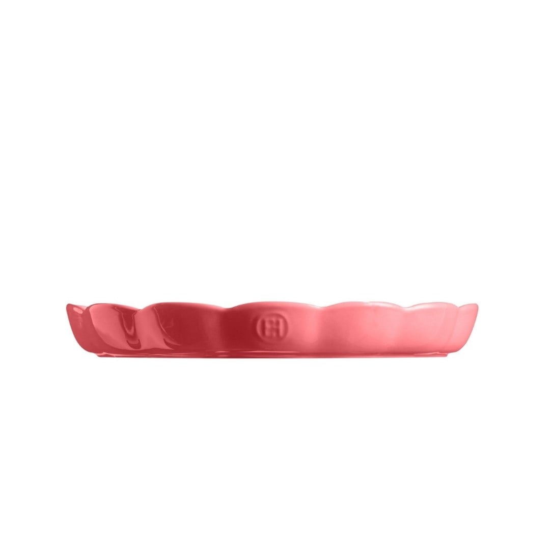 Emile Henry Madeleine Yuvarlak Tart Kalıbı 31 Cm - PembeSeramik Fırın Kapları
