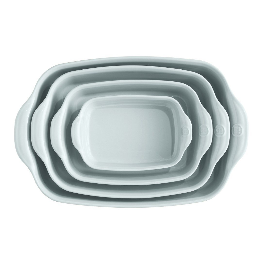 Emile Henry Fırın Kabı Dikdörtgen 30 X 19 Cm -  Buz MavisiSeramik Fırın Kapları