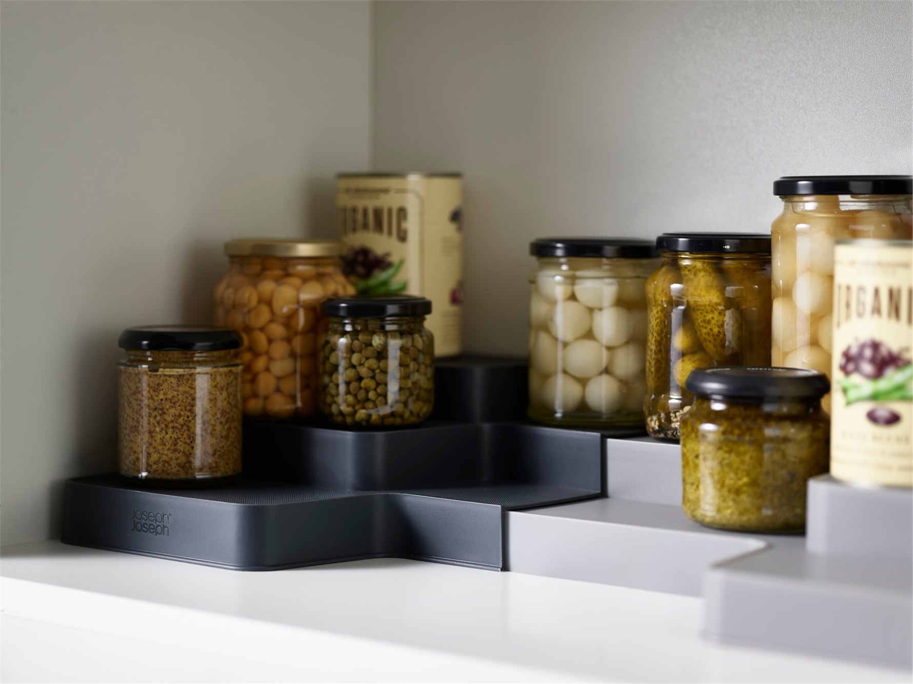 Joseph Joseph CupboardStore™ Genişletilebilir Katlı Düzenleyici - Gri