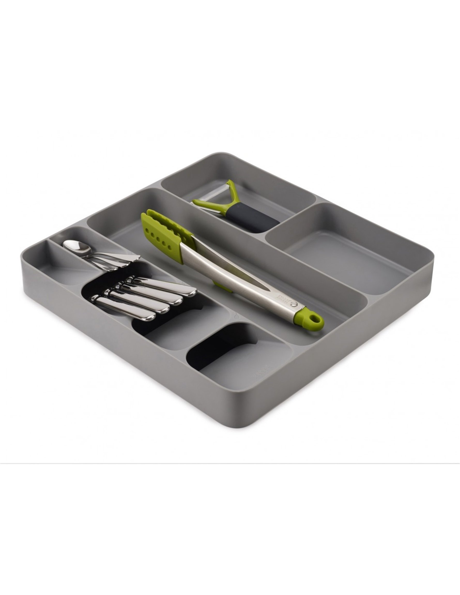 Joseph Joseph Drawer Store Çatal-Bıçak ve Mutfak Gereçleri Düzenleyici -Beyaz/Yeşil