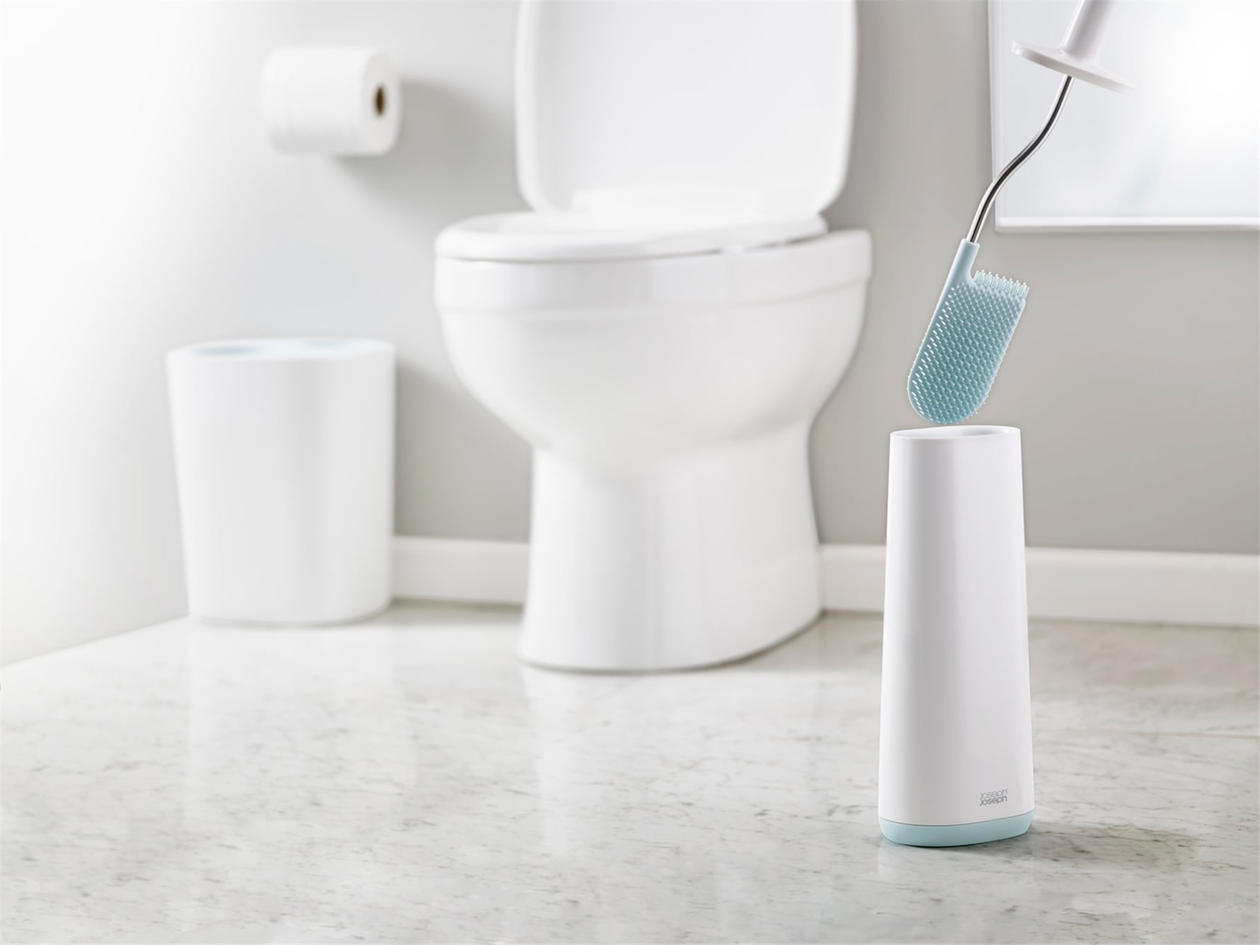 Joseph Joseph Flex Smart Tuvalet Fırçası -Beyaz/Mavi