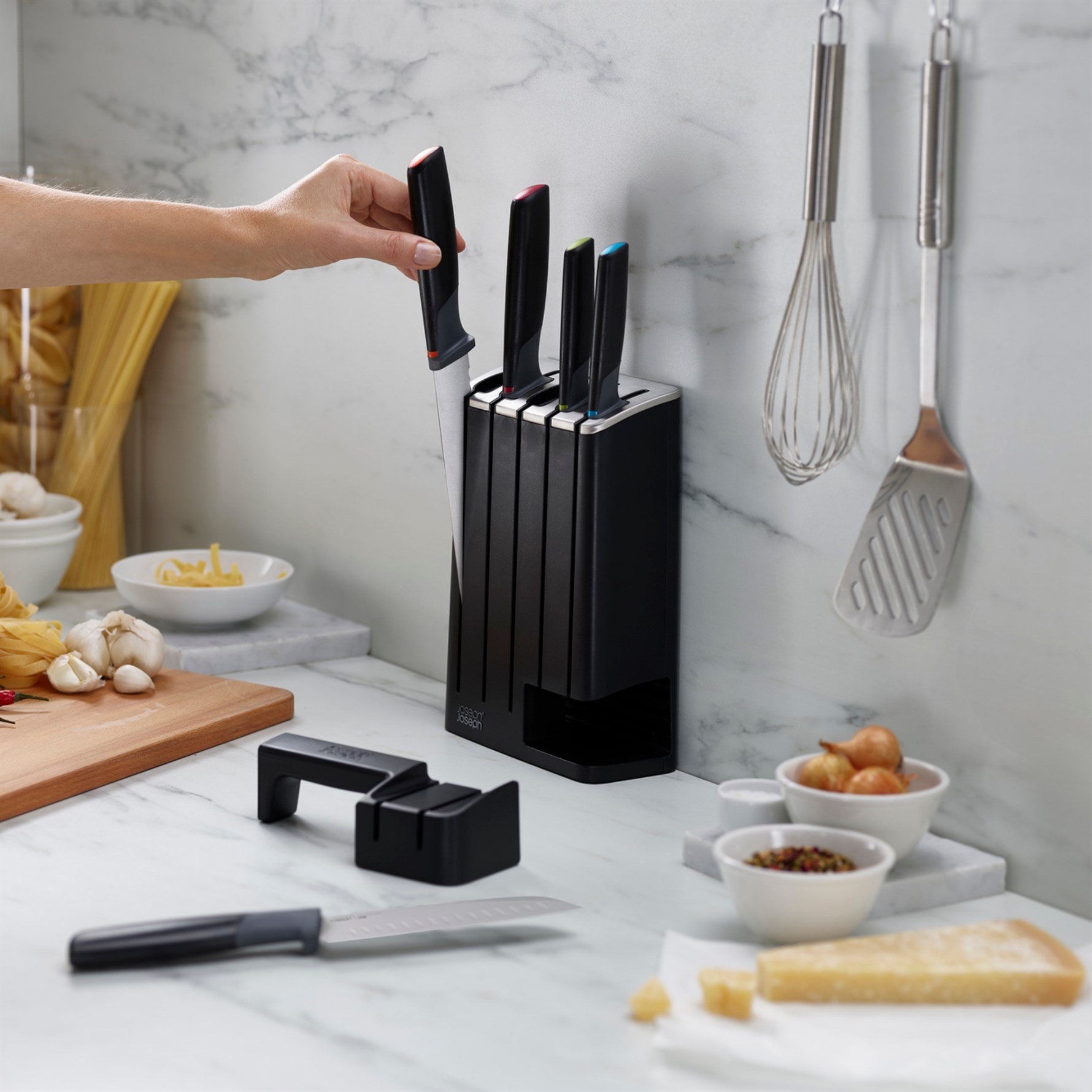 Joseph Joseph Elevate™ 5 Parçalı SlimBlock Bıçak Seti - Çok Renkli
