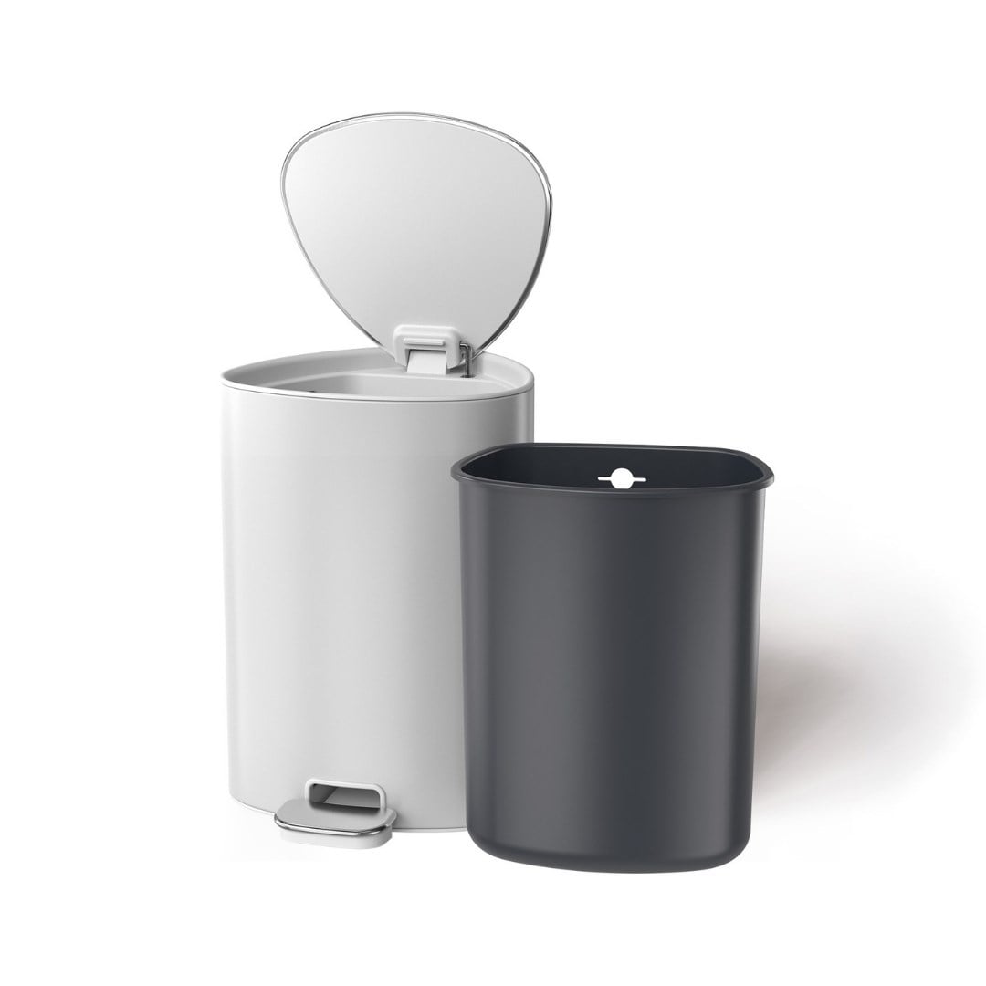 Joseph Joseph EasyStore 5 L Pedallı Çöp Kovası - Beyaz/ÇelikÇöp Kovaları