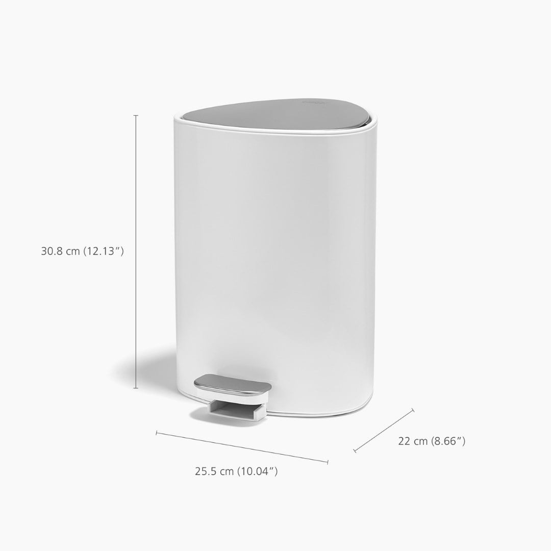 Joseph Joseph EasyStore 5 L Pedallı Çöp Kovası - Beyaz/ÇelikÇöp Kovaları