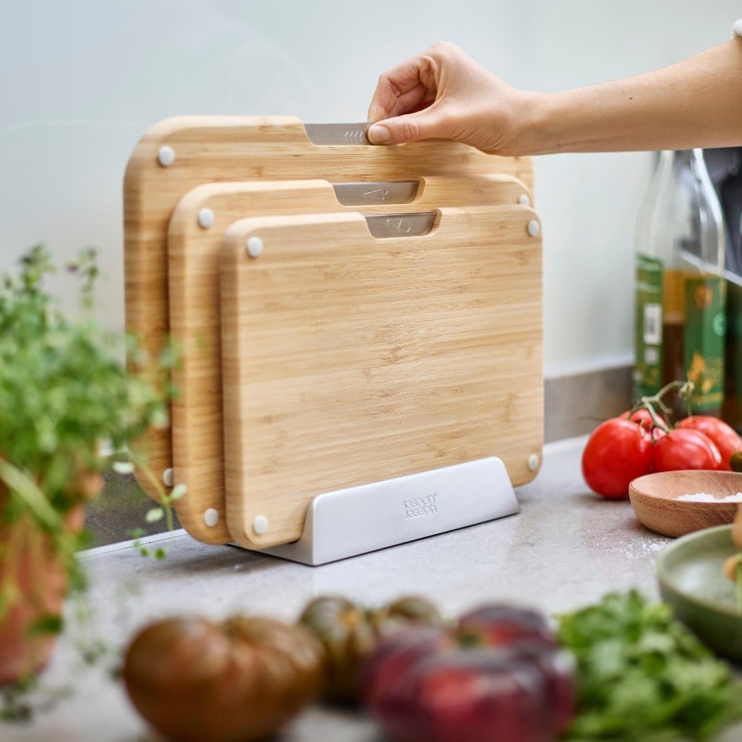 Joseph Joseph Nest 3 lü Bambu Kesme Tahtası SetiKesme Tahtaları