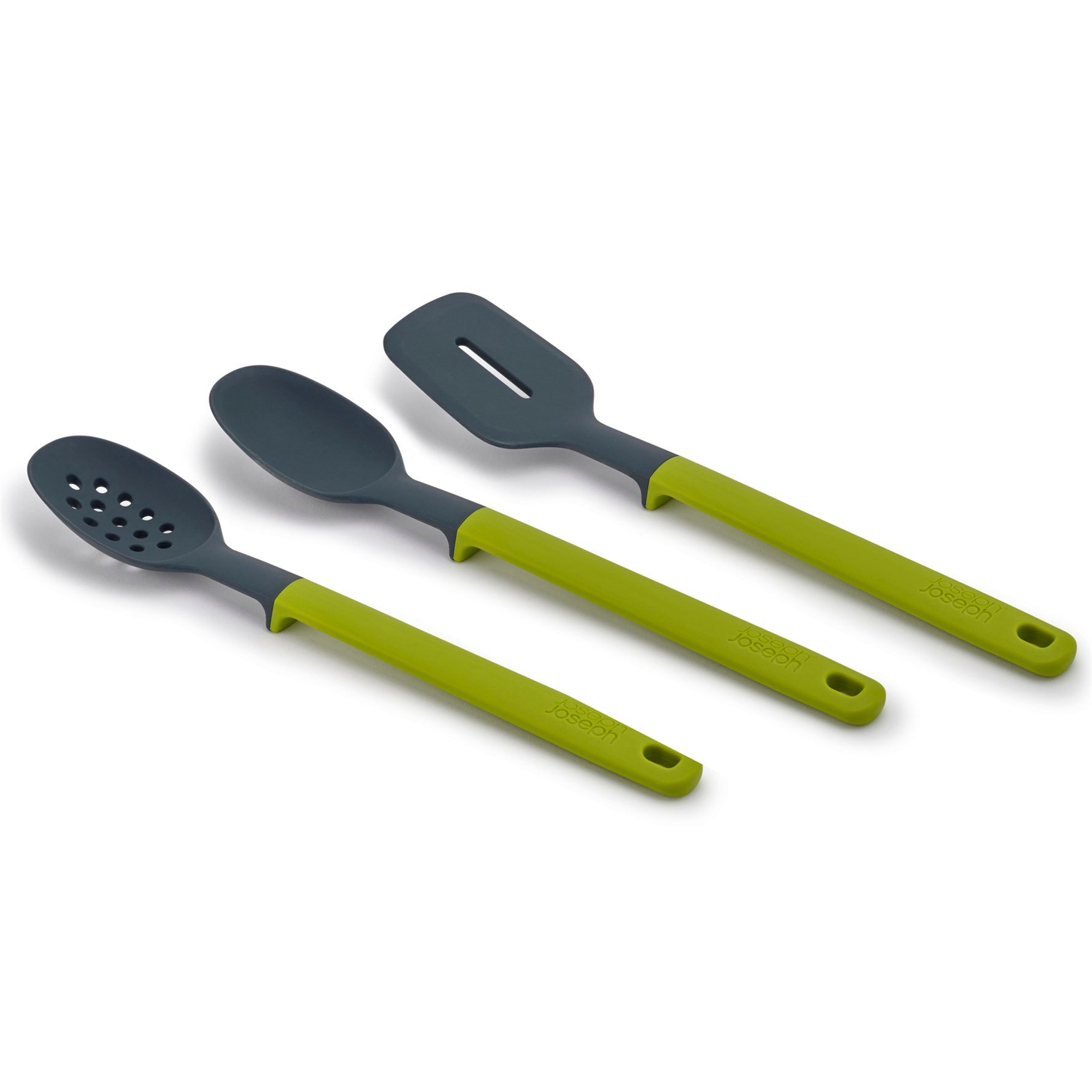 Joseph Joseph Elevate™ Silikon Delikli Kaşık - Gri/Yeşil