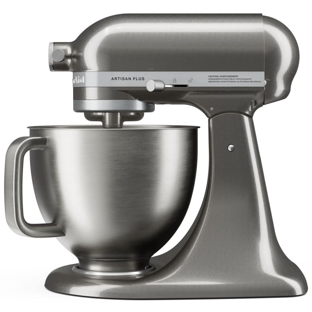 KitchenAid Artisan Plus 4,7 L Oynar Başlıklı Stand Mikser - Medallıon Sılver4,7 L Stand Mikser
