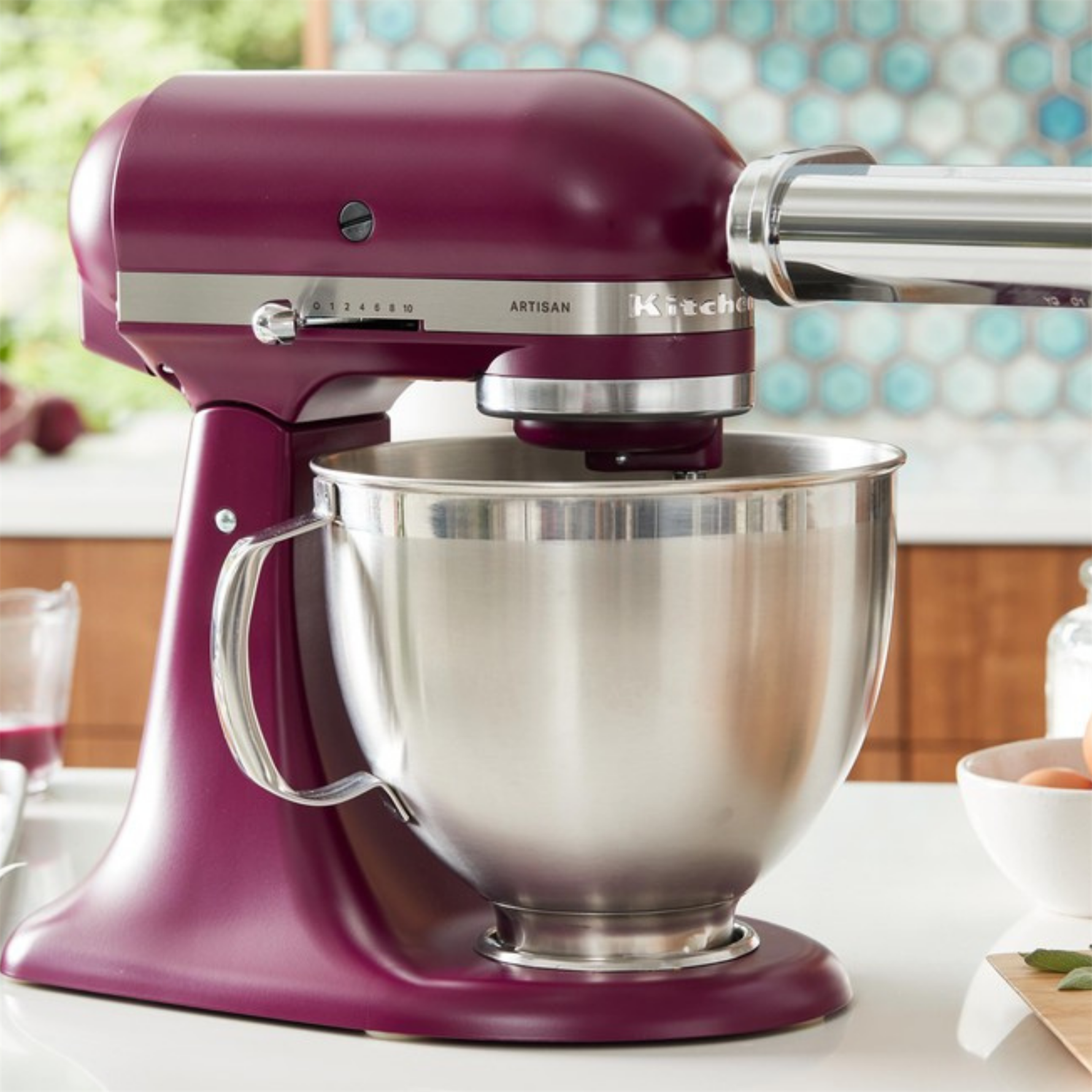 Kitchenaid Artisan 4,8 L Stand Mikser 5KSM195 Beetroot