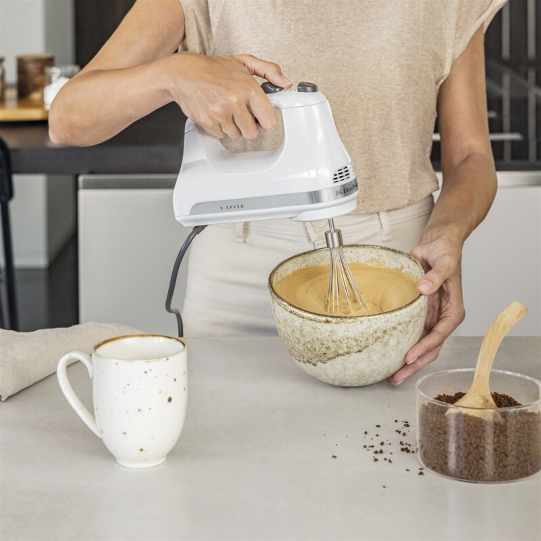 KitchenAid Classic 5 Hızlı El Mikseri - 5KHM5110