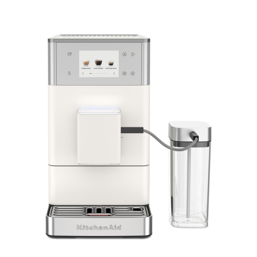 KitchenAid Tam Otomatik Espresso Makinesi KF4 Buzlu Kahve Özellikli - Porcelain WhiteEspresso Makinesi