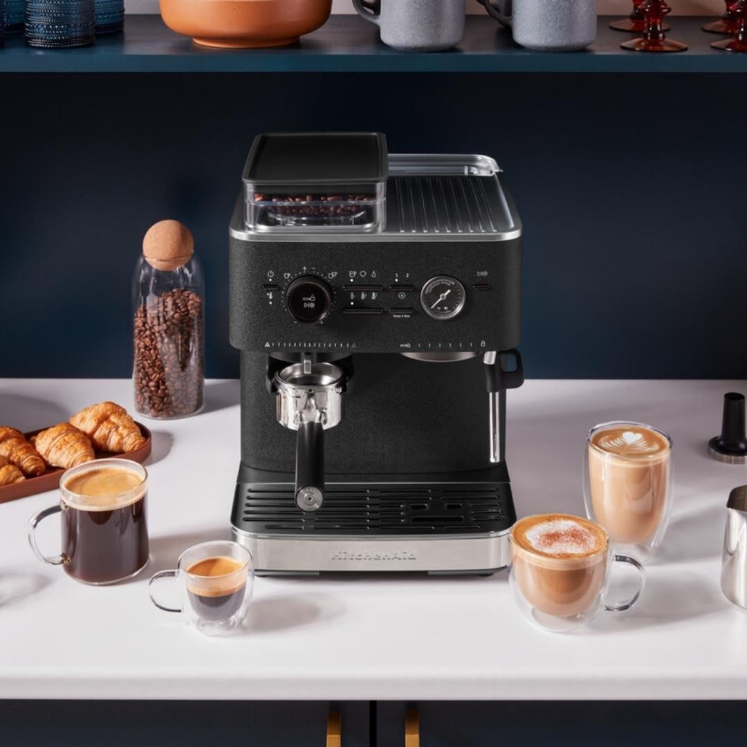 KitchenAid Yarı Otomatik Öğütücülü Espresso Makinesi - 5KES6551Espresso Makinesi