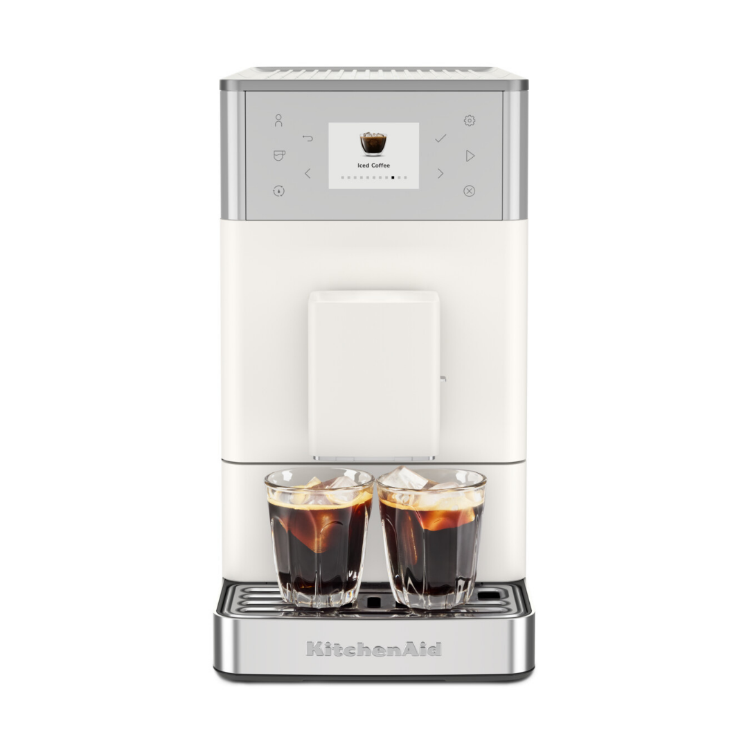 KitchenAid Tam Otomatik Espresso Makinesi KF3 Buzlu Kahve Özellikli - Porcelain WhiteEspresso Makinesi
