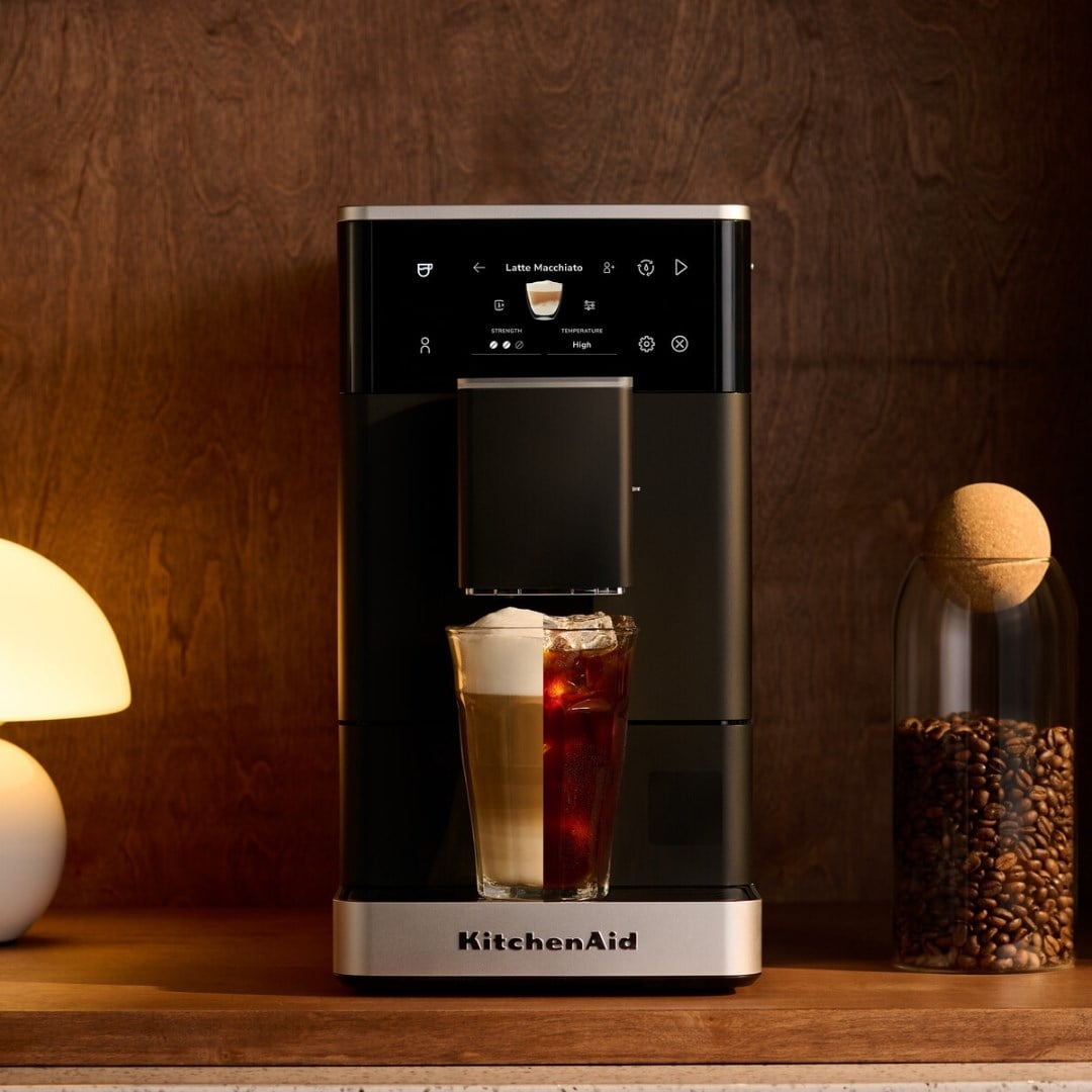 KitchenAid Tam Otomatik Espresso Makinesi KF4 Buzlu Kahve Özellikli - Matte BlackEspresso Makinesi